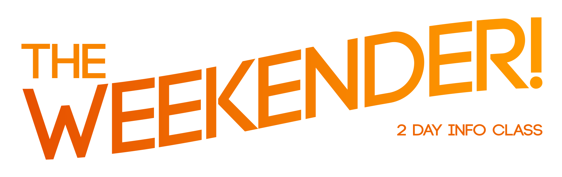 The Weekender Text